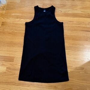 Old Navy Navy Black Crewneck Dress